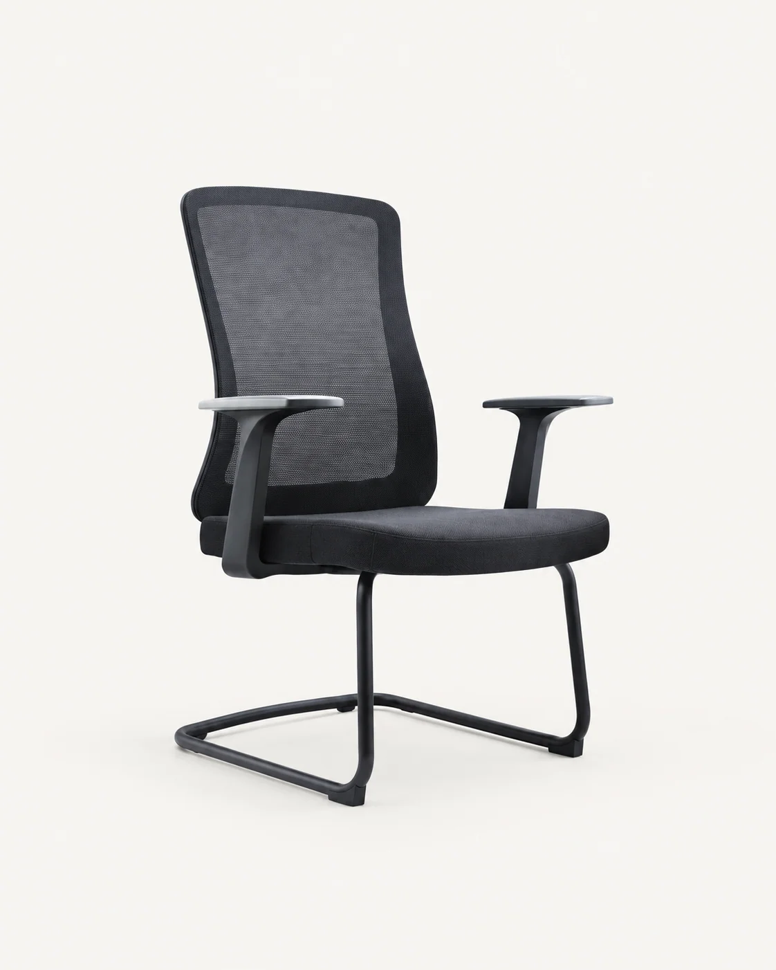 Curved Mesh Visitor Chair