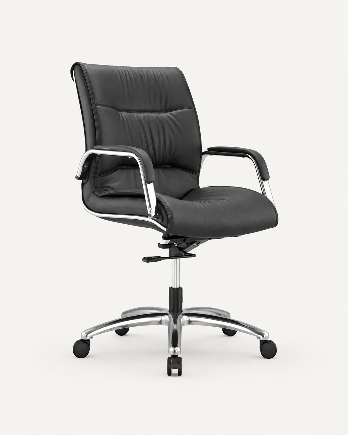 Mid-back Upholstered Swivel Chair
