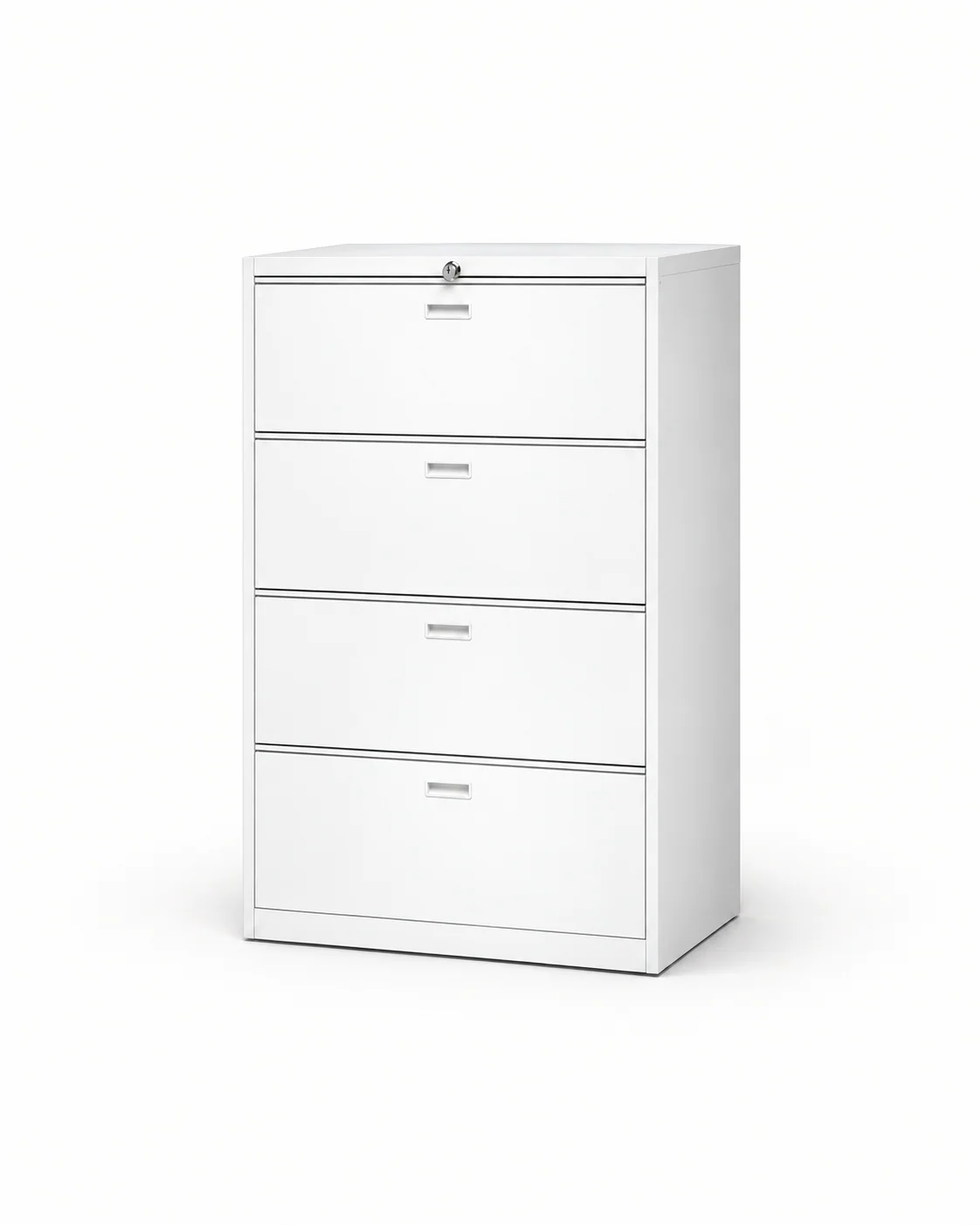 White Four-drawer Filing Cabinet