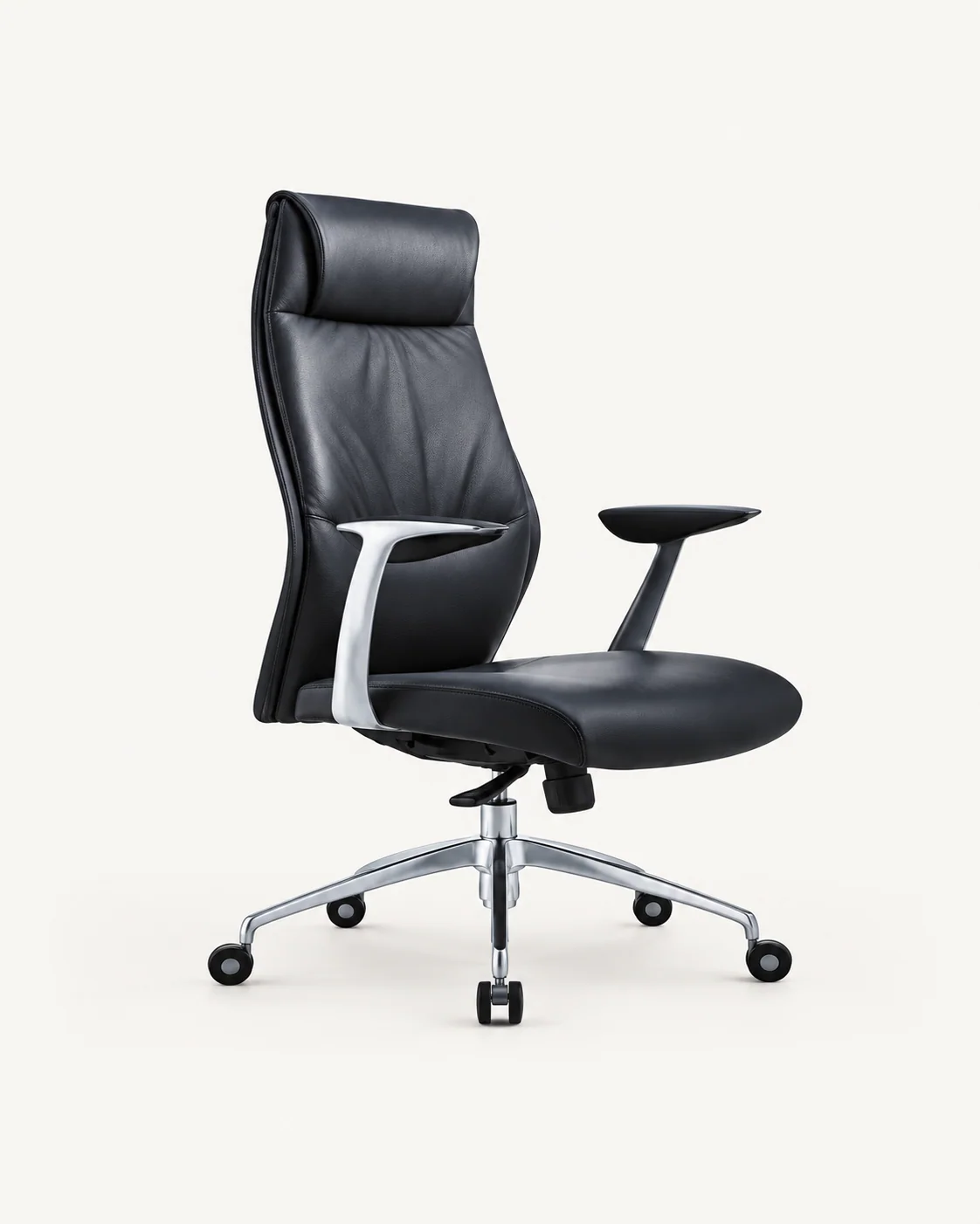 Contoured Executive Chair with Headrest