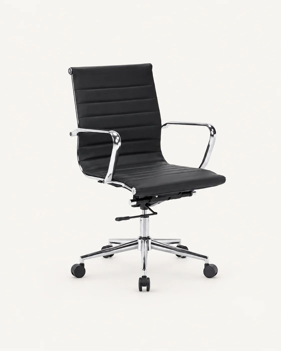 Ribbed Mid-back Office Chair