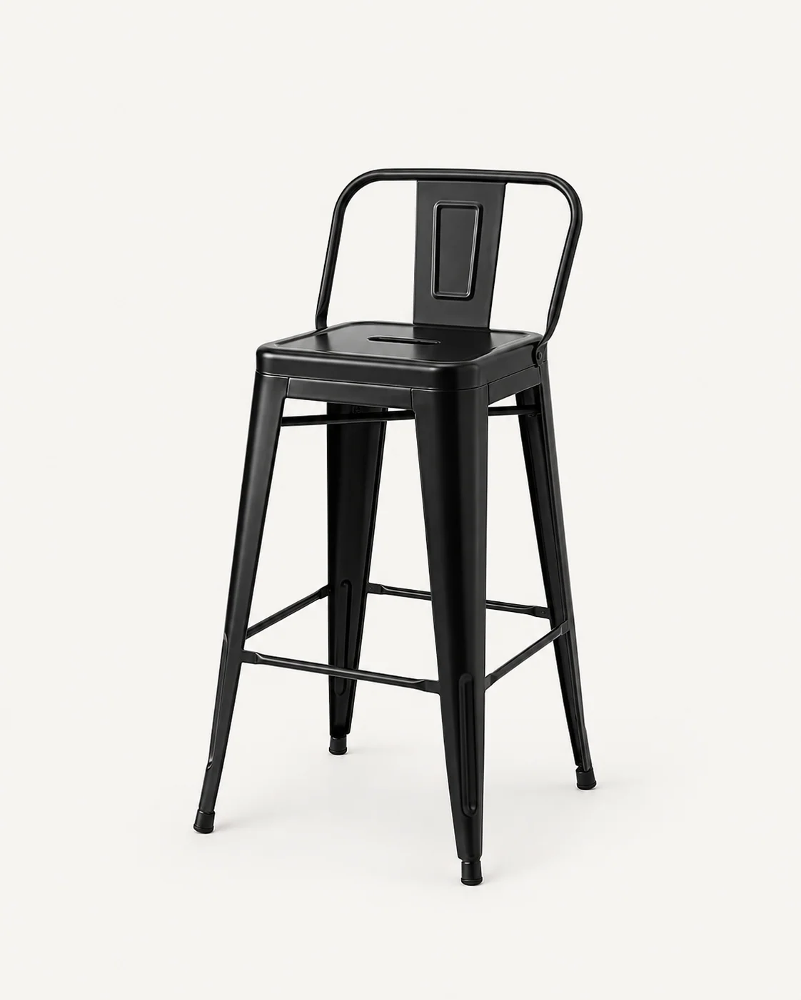 Black Framed-back Counter Stool
