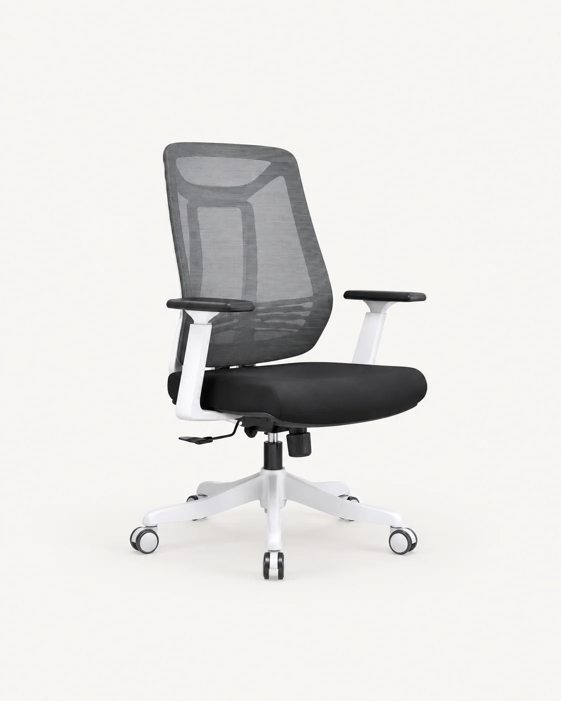 Curved-top Mesh Chair with Light Supports