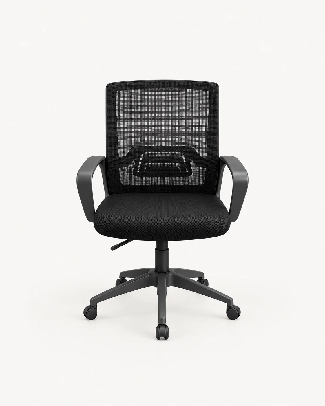 Mesh Chair with Geometric Lower Support